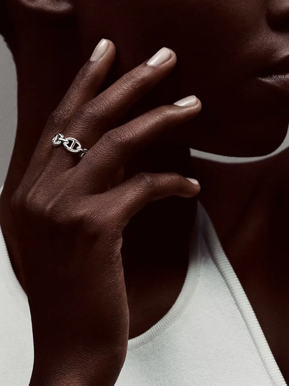 Hermes Chaine d'ancre Enchainee ring, small model